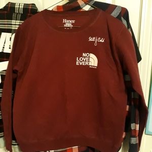 Custom womens sz small crewneck sweatshirt.